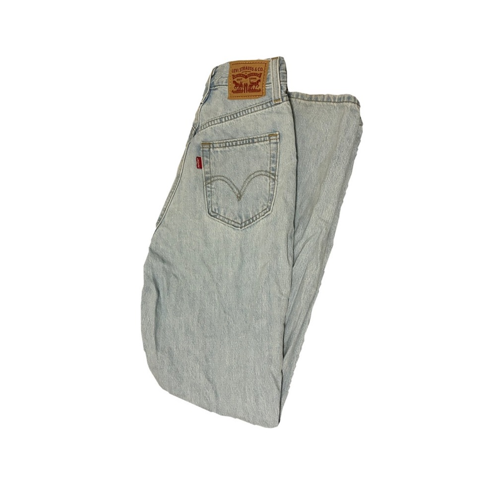 levi high waisted straight leg pants